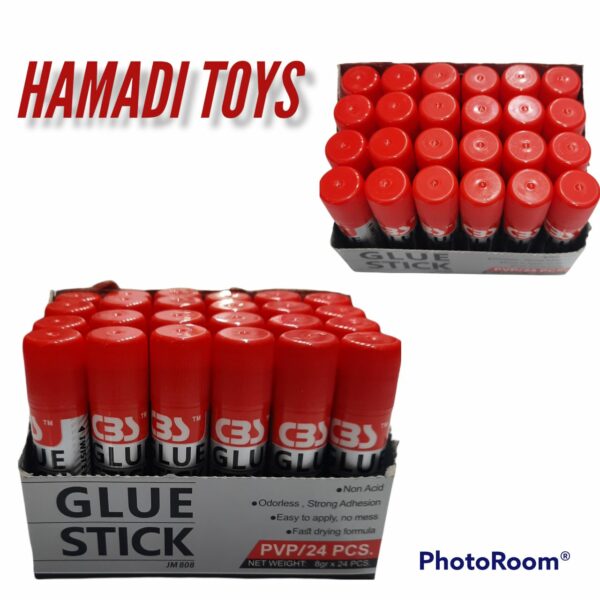 چسب ماتیکی8گرم24 سی بی اسJM808کد3338 کارتن24بسته