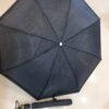 چتر مشکی دسته چرمی عصایی16فنر کد2778 کارتن72عددی