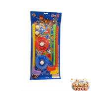 گلف روکارتی رنگی ساده3چوب کد932 کارتن36عددی